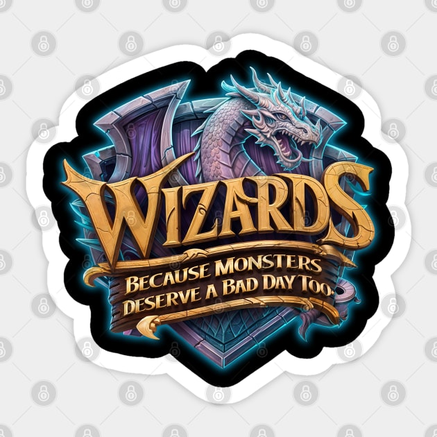 Wizards gamers Sticker by Arturo Vivó